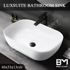 Vanity Ceramic Basin Bathroom Toilet Barth Hand Wash Bowl Sink Counter Top White