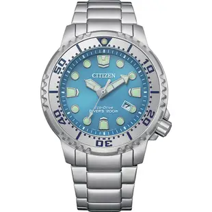 CITIZEN 星辰 PROMASTER 200米光動能潛水男錶-44mm冰藍 BN0165-55L 腕錶 新年禮物 潛水錶