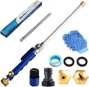 Jetsono High Pressure Washe, Jetson 2-in-1 High Pressure Power Washer Turbo Jet Power Washer with Hose Quick Connectors, for Floor Wall Fence Cleaning Garden Watering (Blue)