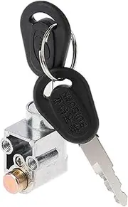 Ignition Switch for Motorcycle Electric Bike Scooter E-bike Ignition Lock Battery Safety Pack Box Lock + 2 Key Motorcycle Ignition Switch Lock