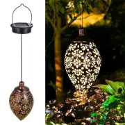 Water Drop Solar Projection Light Outdoor Waterproof Hollow Garden Fence Lamp