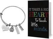 Infinity Collection Teacher Bracelet and Card Gift Set, Teacher Jewelry, Teacher Gift - Show Your Teacher Appreciation