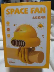 Baby fan and nightlight for crib, car seat, or stroller;