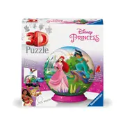72pc Ravensburger 3D Puzzle Ball Disney Princess Jigsaw Game 13x13cm 6y+