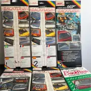 Vintage 80s-90s Backflash Car Window Decals - BMW, Golf, 007 James Bond