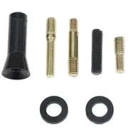 Car Roof Antenna 1.4in/3.5cm Carbon Fiber Screw Metal Short Stubby Mast Car Radio Aerial Antenna Accessories Part Black