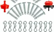 10X Shear Pins 738-04124A, Cotter Pins 714-04040 Snowblower + Filter&Primer Bulb