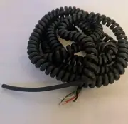 NEW RETRACTILE COIL CORD 4-WIRE 18 20 GA 30' EXTENDED 8' RETRACTED PIGTAIL CABLE