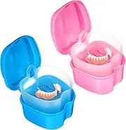 2Pcs Travel Case Portable Professional Container for Retainers Durable Material Compact and Lightweight Design for Daily Use and Travel