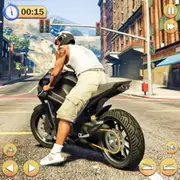 Real Open World Motorbike Racing Stunt Game: Urban City Highway Drifting