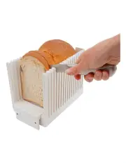 [Appetito] Bread Slicer Cutting Guide in White