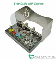 Dental Implant 7 Step Drills with 7 Drivers Kit, 15 Pcs. ( New Addition )