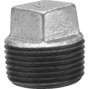 Anvil 8700159802 Galvanized Malleable Iron Square Head Plug 3/8 in. NPT Male