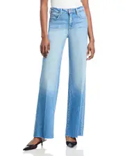 L'Agence Scottie High Rise Wide Leg Jeans in Calloway