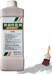 Lueear Multipurpose Rust Converter Paint, Anti-Rust Metal Primer, Quick-Drying Rust-Proof Converter Multifunctional, Water-Based Converter For Homes, Garages, Bathrooms And Gardens