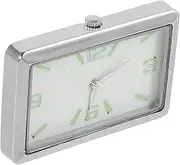 Car Clock Car Dashboard Watch Automotive Watch Car Interior Clock Vehicle Clock Car Dash Clock Small Dashboard Clock Auto Clock Car Air Conditioner Small Clock for Car Silver Alloy
