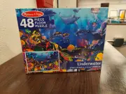 OT1- Melissa & Doug Underwater Ocean Floor Puzzle (48 pcs, 2 x 3 feet) BRAND NEW