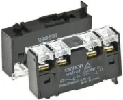 Omron DIN Rail Auxiliary Contact Block, DPST - G73Z-02Z