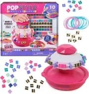 Popstyle Bracelet Maker, 170 Beads, Make & Remake 10 Bracelets, Friendship Brace