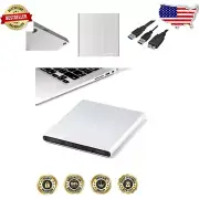 Compact External USB 3.0 Blu-Ray Writer, Supports UHD 4K - Ideal for PC & Mac
