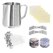 Candle Making Kit DIY Candles Craft Tool Set Pouring Pot Wicks Wax Kit Gift Tool