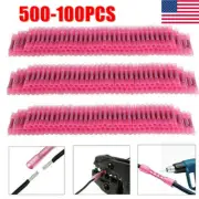 500-100pcs Heat Shrink Butt Wire Splice Connectors Crimp Terminals Kit 22-16 AWG
