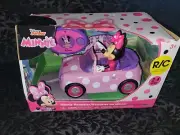 NEW Disney Junior Minnie Mouse Minnie Roadster RC Remote Control Car Jada Toys