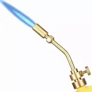 DOMINOX Propane Torch Head Adjustable Flame Brass Torch Nozzle Blow Torch Tip