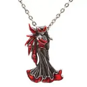 MASK OF AUTUMN Fairy Necklace Jessica Galbreth faerie faery pendant