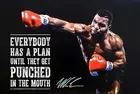 New MIKE TYSON Boxing Wall Art Premium Poster OR Canvas Size A4-A1