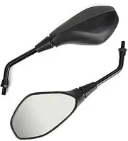 Motorcycle Rearview Mirror Motorcycle Rearview Side Mirrors Motorcycle Mirrors Racing Sport Bike Rear View Mirror Back Side Convex Handlebar Bicycle Wing Handlebar Rear View Mirror