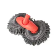 Car Washer Mop Foam Wash Chenille Brush Double Brush Head Roof Window Cleaning M