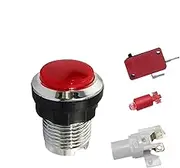 Arcade LED Illuminated Push Button - Arcade Machine Small Push Button with Light,Fall-Resistant Game Supplies for Adults, Boys, and Girls
