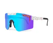 Outdoor Flat Top Sun Glasses TR90 C10 Frame Mirrored Lens Windproof Sport Polarized Sunglasses for Men UV400 Go Hiking