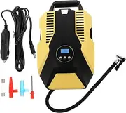 iplusmile Cylinder Electric Tire Inflator with Pressure Gauge Portable Car Tyre Pump Auto Shut Off Digital Display Power Cord for Cars Motorcycles and More