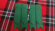 TC Men’s Kilt Sock Flashes Green Tartan/Scottish Kilt Hose Socks Flashes Green