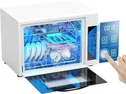 SIXRARI Nail Tool Cleaner, Kitchen Dining 21L High Capacity Cleaning Cabinet Salon Tools Cleaning Box with Timer Setting for Spa Beauty Home Metal，Mobile Phone, Baby Toys, Key or Other Items