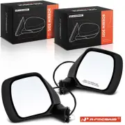 A-Premium 2pcs Black Power Mirror LH & RH for Nissan Quest 2011 2012 2013-2017