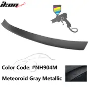 Fits 16-21 Honda Civic X Type R Rear Add-on Gurney Flap Lip Painted #NH904M Gray (for: Honda)