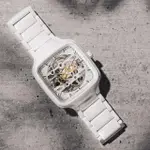 【RADO 雷達表】TRUE真系列方形真讚開芯自動機械腕錶(R27126012)