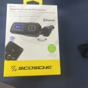 Scosche Bluetooth Hands-Free Car Kit FM Transmitter