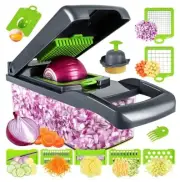 Vegetable chopper multifunction - shredder, chopper, slicer, egg yolk separator