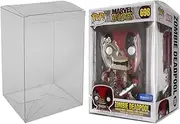 Viturio Plastic Box Protector Cases Compatible With Funko Pop! 10" Inch Vinyl (2 Pack) Clear .50mm Thick