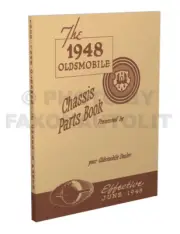 Oldsmobile Mechanical Parts Book 1948 1947 1946 1942 1941 1940 1939 Olds Chassis