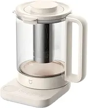 XIAO MI MIJIA Electric Kettle S2, 8-in-1 Programmable Multi-functional Health Pot with Glass Stew Pot, Removable Infuser, 40-90℃ Keep Warm Control, BPA Free, 1.5L