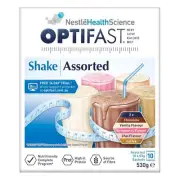 OPTIFAST VLCD SHAKES ASST PACK 10X53G ASSORTED FLAVOUR - 10 X 53G SACHETS MILK S