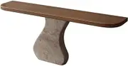 Entryway Table Imitation Stone Console Table Chinese Long Sofa Tables for Behind Couch Office Hallway Table