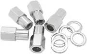 Aeroflow 0.750 Shank Open Nuts 7/16 Chrome 7/16-20" Wheel (5) - AF3031-7000