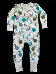 Bonds (Australia) NWT Ivory/Aqua/Blue Dual Zip “Wondercool” Wondersuit-12-18Mos