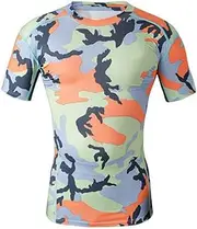 [BaiMoon] Tactical Military Camouflage T Shirt Men Breathable Quick Dry Outwear T-shirt